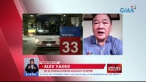 Panayam kay Alex Yague, Exec. Dr. Provincial Bus Operators Association of the Philippines (June 23, 2022)  | UB