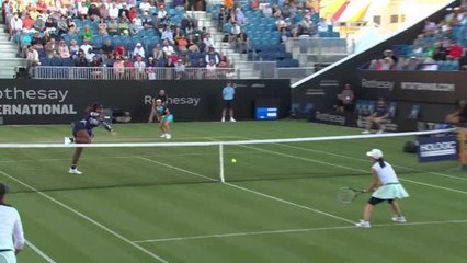 Serena and Jabeur keep on rolling in Eastbourne doubles