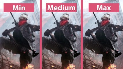 Homefront: The Revolution - Minimale, mittlere und maximale Details im Grafik-Vergleich