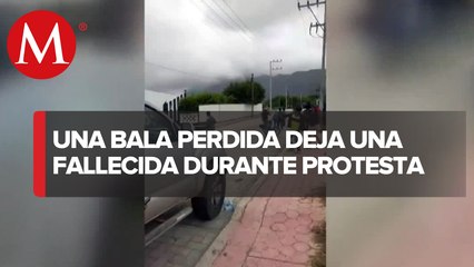 Mujer pierde la vida durante manifestación en Chiapas