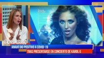 Anahí da positivo a 'Covid-19' ¿Tras presentarse con 'Karol G'?