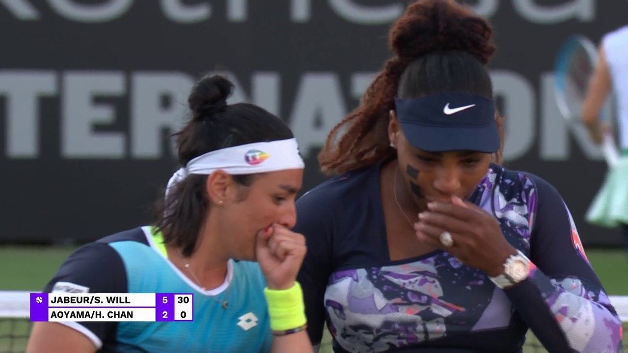 Ons Jabeur/Serena Williams v Hao-Ching Chan/Shuko Aoyama