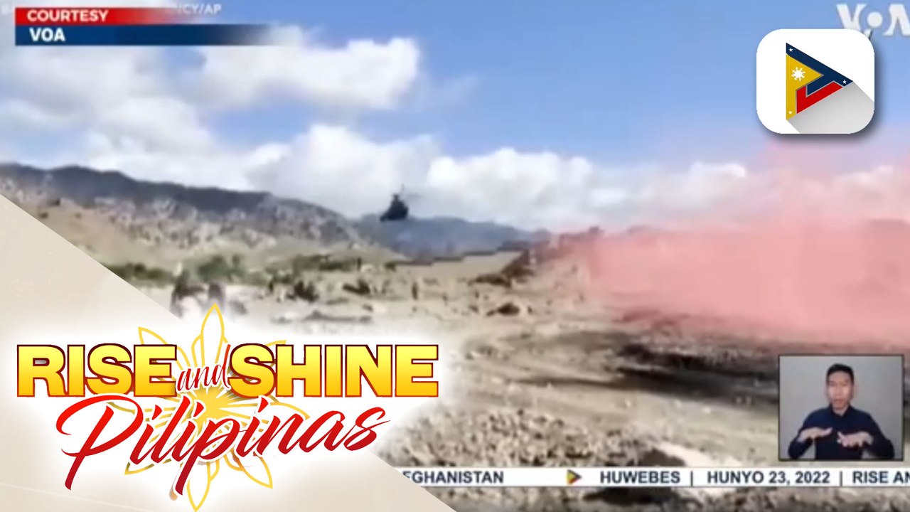 Higit 1-K patay sa pagtama ng magnitude 6.1 na lindol sa Afghanistan
