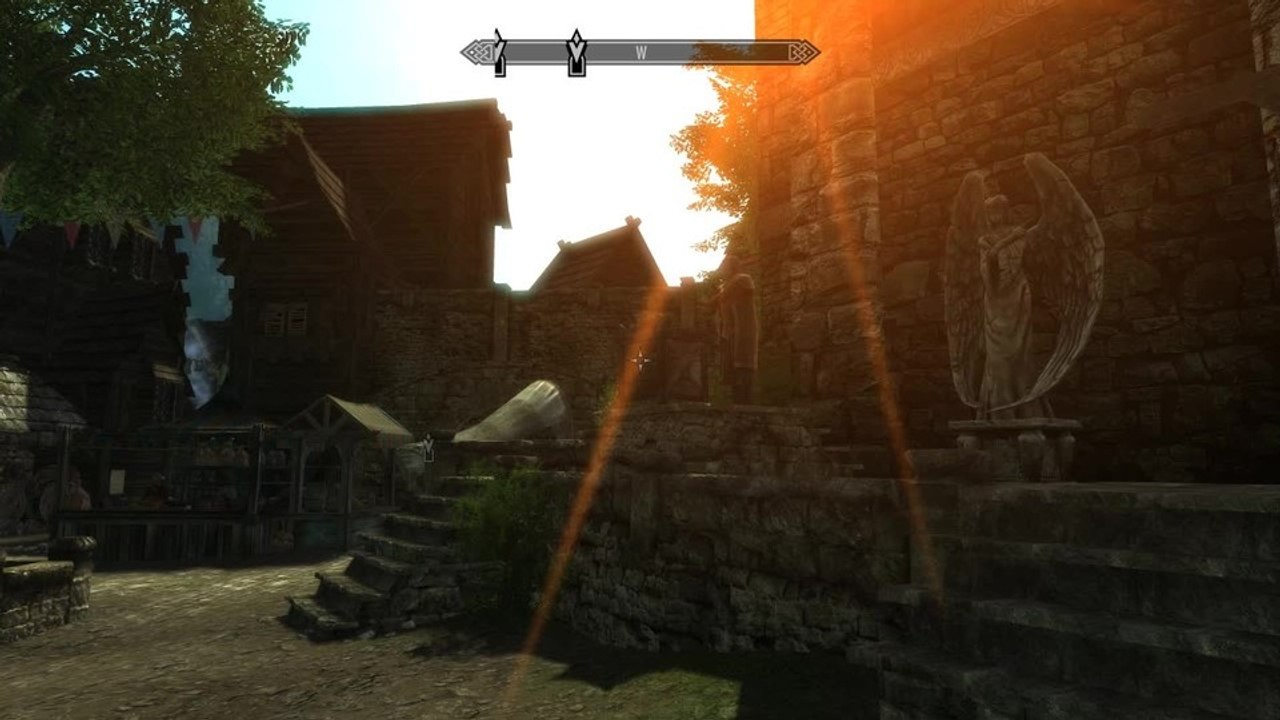 Skyrim: Enderal - Leben auf dem Marktplatz von Ark