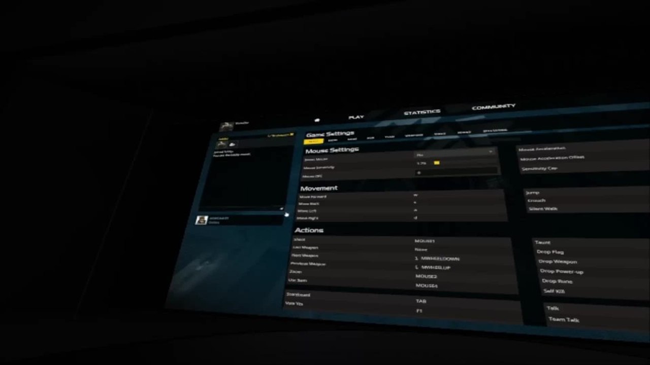 Steamvr - theater mode - quake 02