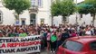 Manifestation suite à l'arrestation de quatre jeunes à Saint-Pée-sur-Nivelle