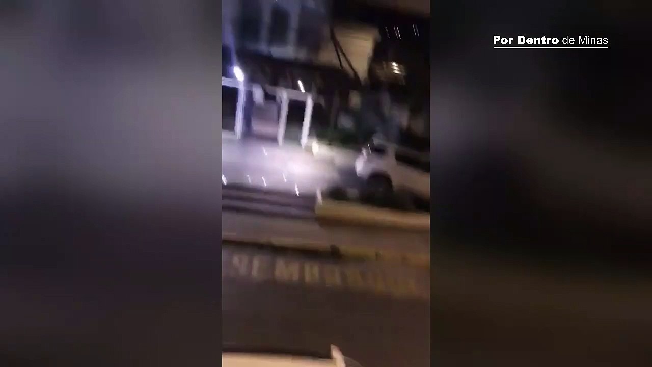 Criminosos atacam pelotão da Polícia Militar e explodem agência bancária em Itajubá, no Sul de Minas