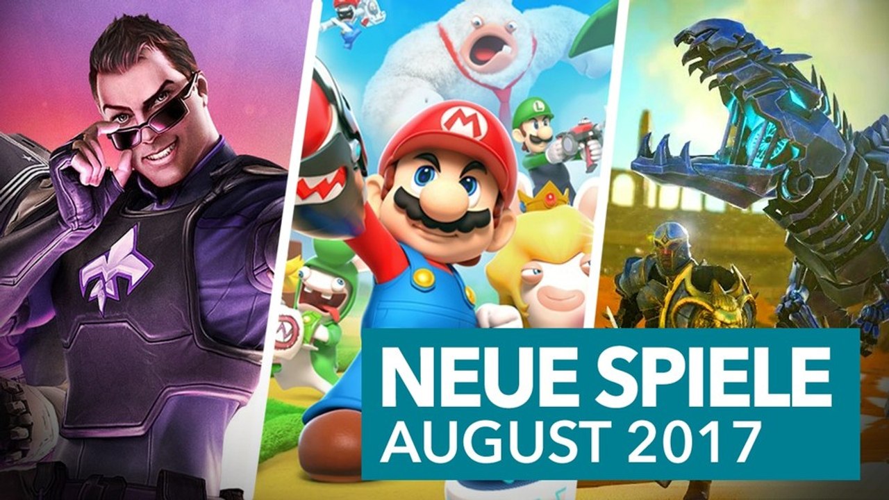 30 neue Konsolenspiele im August 2017 - Release-Vorschau für PS4, Xbox One, Switch & Co.