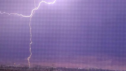 Lightning brings light show, fires to Kern County