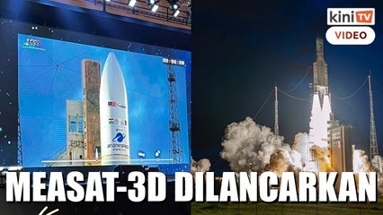 Isyarat pertama Measat-3d berjaya diterima 6.41 pagi tadi