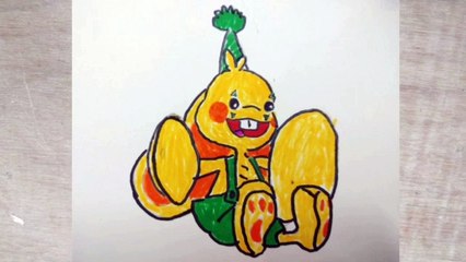 Bunzo Bunny drawing from Poppy playtime