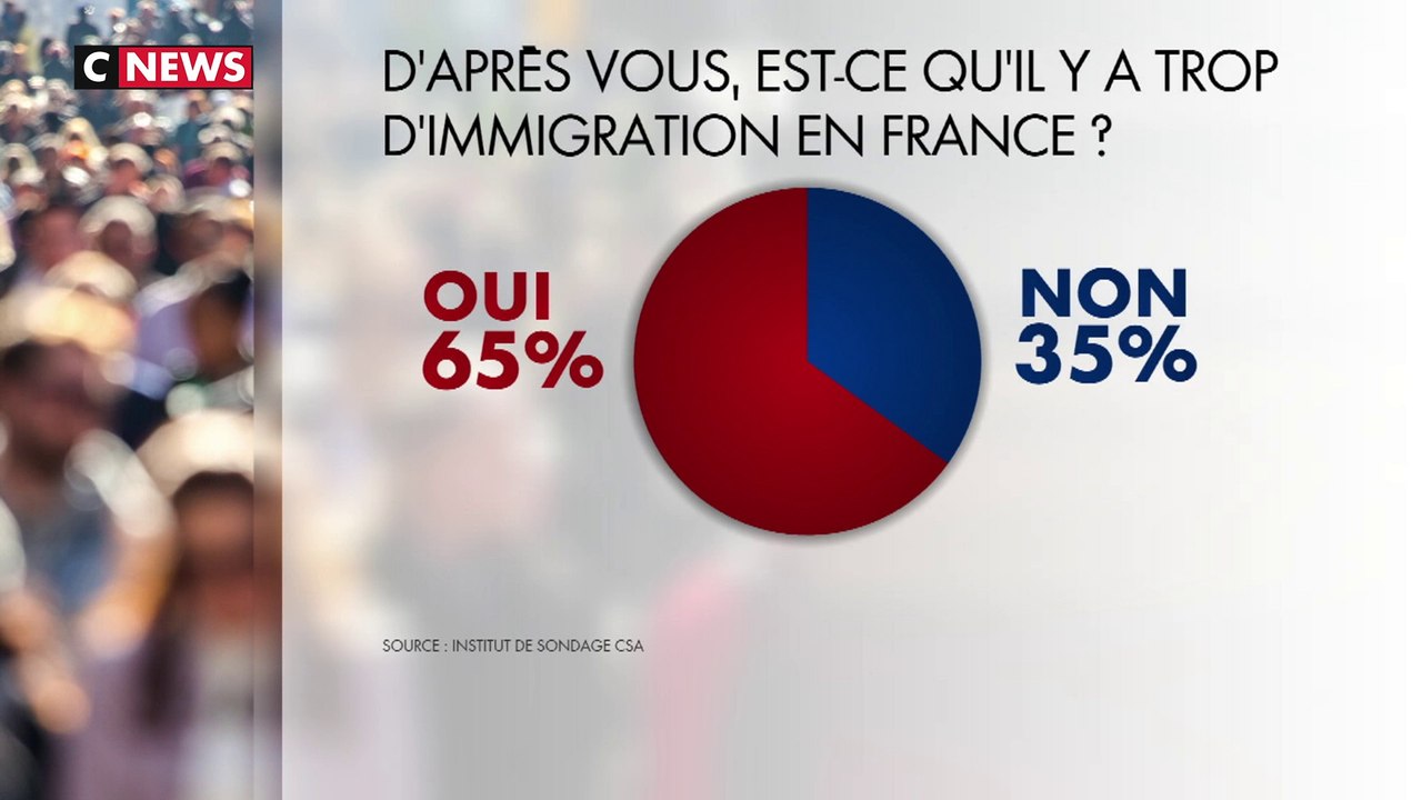 Deux Tiers Des Français Considèrent Quil Y A Trop Dimmigration En