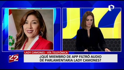 Lady Camones sobre audio: "Confiamos en que el partido va a tomar las acciones disciplinarias"
