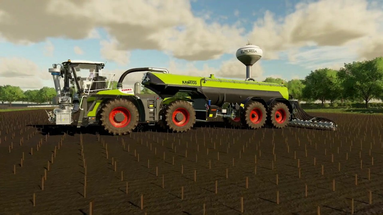 Ls 22: trailer zum claas xerion 4200 saddle trac pack