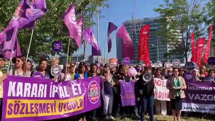 İstanbul Sözleşmesi'nden çıkılmasına yapılan itiraz 4. kez Danıştay’da: Kadınları kapının dışında bıraktılar