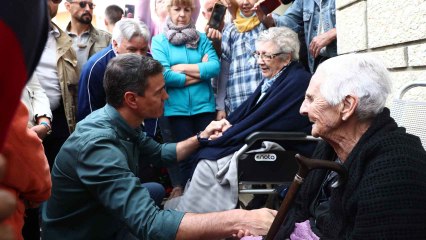 Visita de Pedro Sánchez a Otero de Bodas