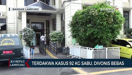 Napi Pengendali 92 Kg Sabu di Lampung Divonis Bebas