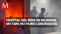 Se incendia contenedor de basura en Hospital del IMSS en Nuevo Laredo; personal evacua a pacientes
