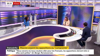 Allocution d'Emmanuel Macron, coalition, remaniement... Le 8h30 franceinfo d'Olivia Grégoire