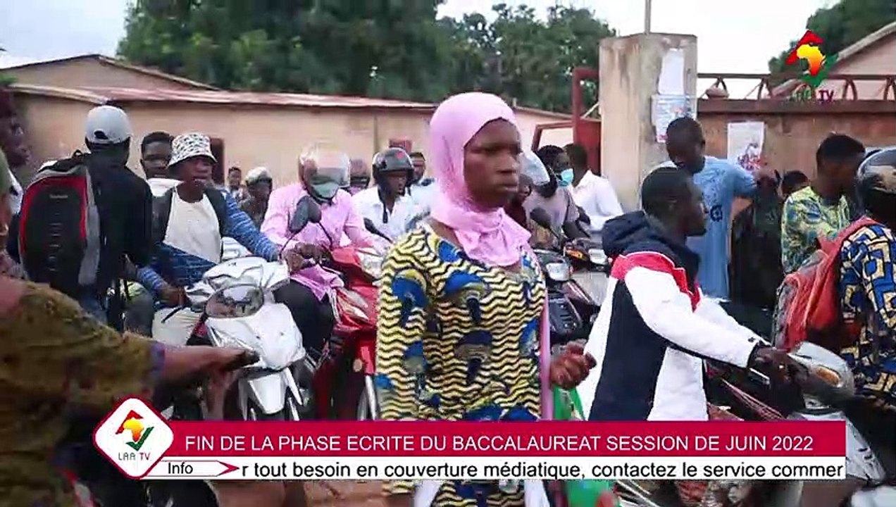 FIN DE LA PHASE ÉCRITE DU BACCALAURÉAT SESSION DE JUIN 2022