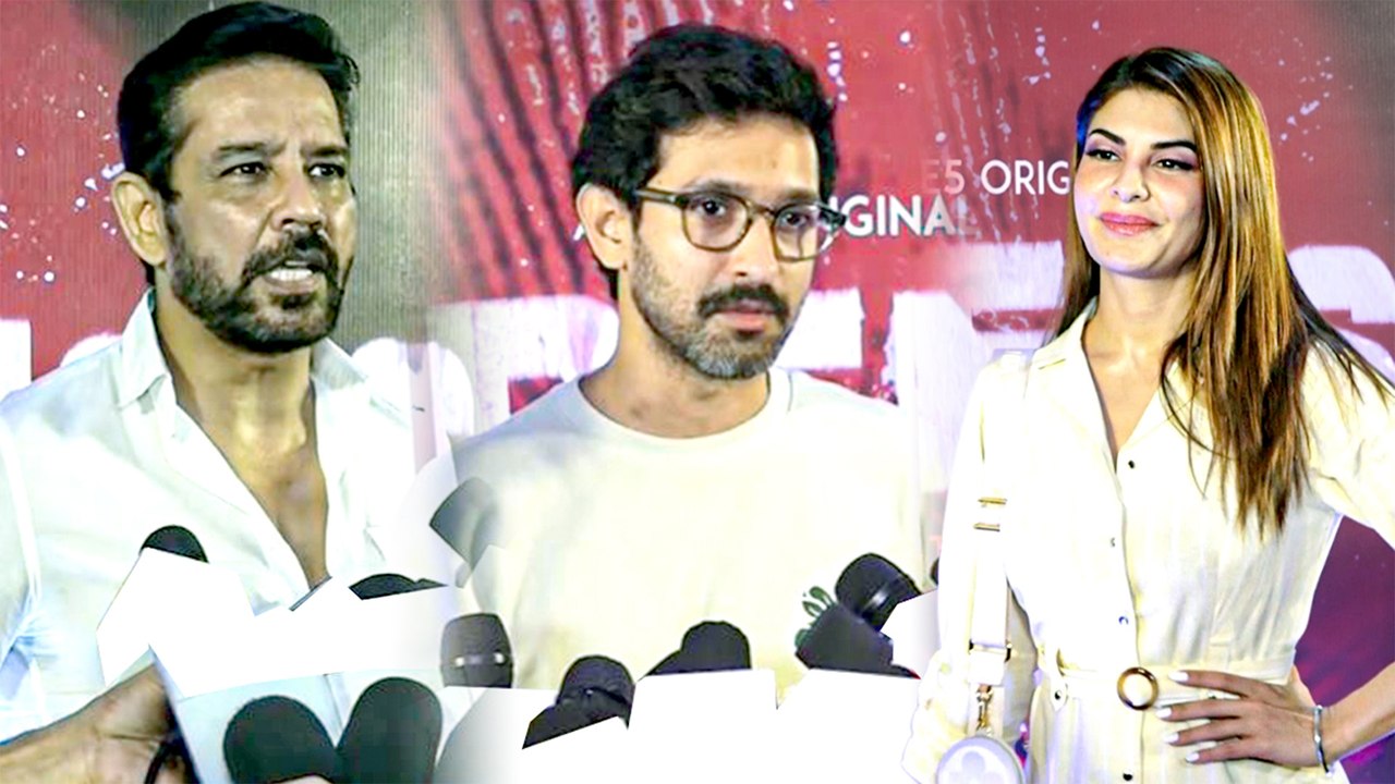 Jacqueline Fernandez, Vikrant Massey & Others At 'Forensic' Screening