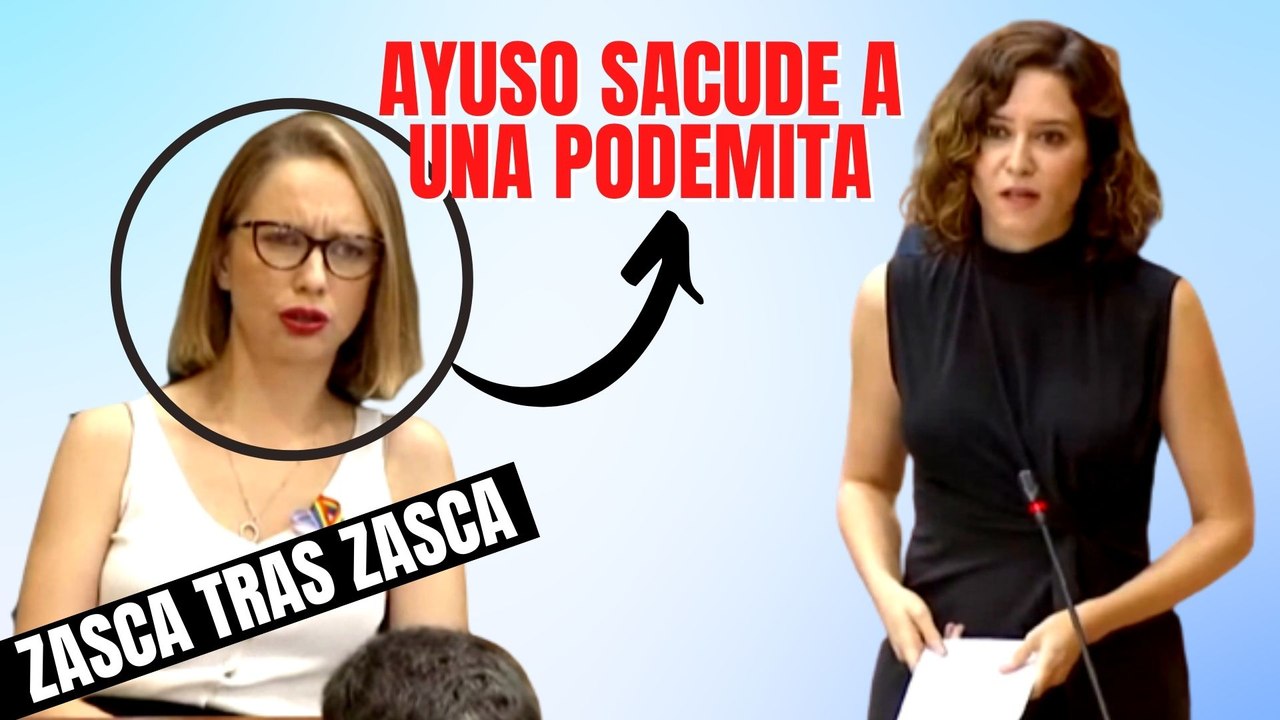 Zasca tras zasca: Ayuso sacude a una podemita por sus políticas comunistas: ¡Caradura!