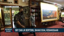 Bincang soal Masa Depan Bangsa, Ini Hangatnya Momen Pertemuan SBY & JK di Cikeas Bogor