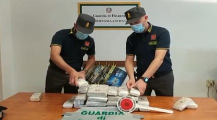 Ancona - Sequestrati 23 chili di eroina proveniente dall'Albania (23.06.22)