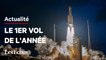 La fusée Ariane 5 place deux satellites en orbite