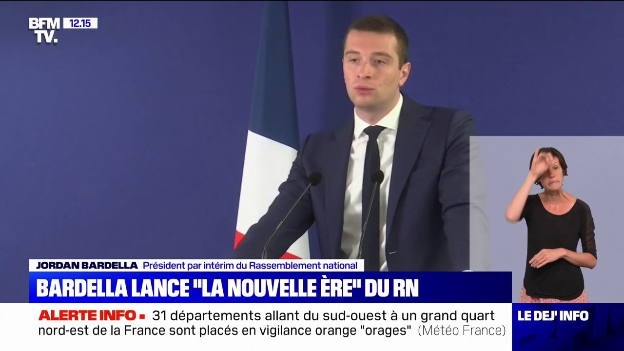 Ultimatum d'Emmanuel Macron: la réponse ferme de Jordan Bardella
