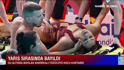 Yarış sırasında su altında bayıldı: Antrenörü son anda kurtardı!