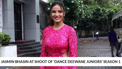 Jasmin Bhasin At Shoot Of ‘Dance Deewane Juniors’ Season 1
