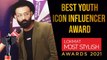 Beyounik wins the Best Youth Icon Influencer Award at Lokmat Most Stylish Awards 2021