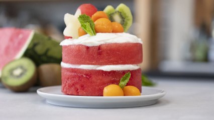 La tarta más jugosa del verano: tarta de sandía