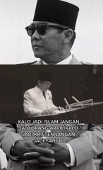 Pidato Bung Karno “Kalau jadi hindu jangan jadi orang India, kalau jadi orang islam jangan jadi orang Arab