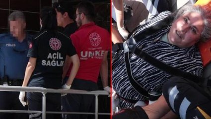 Eşiyle kavga eden polis memuru araya giren kayınvalidesini bacağından vurdu