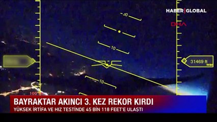 Bayraktar AKINCI 3. kez rekor kırdı