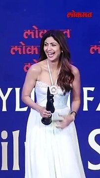 Shilpa Shetty Dance on Marathi Koli Song| Hi Porgi Saajuk Tupatali | Lokmat Most Stylish Awards 2021