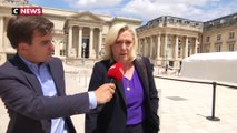 Marine Le Pen à propos d’Emmanuel Macron : «Il n’y avait pas grand-chose dans ce discours»