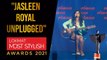 Jasleen Royal Unplugged at the Lokmat Most Stylish Awards 2021