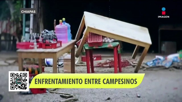 Campesinos protagonizan enfrentamiento por el control de puestos en Chiapas