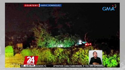 Ilang puno, humambalang sa ilang kalsada sa NLEX kasunod ng matinding pag-ulan kagabi; nagdulot ng traffic | 24 Oras