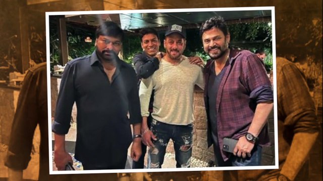 Salman Khan parties with Chiranjeevi and Venkatesh, picture goes viral