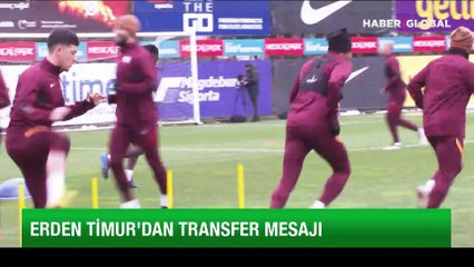 Erden Timur duyurdu: Okan hoca kadroda görmek istiyor, kampta olacaklar