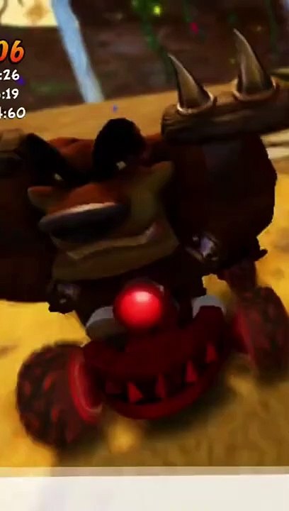 Electron Team Cortex Wheels & Electron Red Paint Job - Crash Team Racing Nitro-Fueled