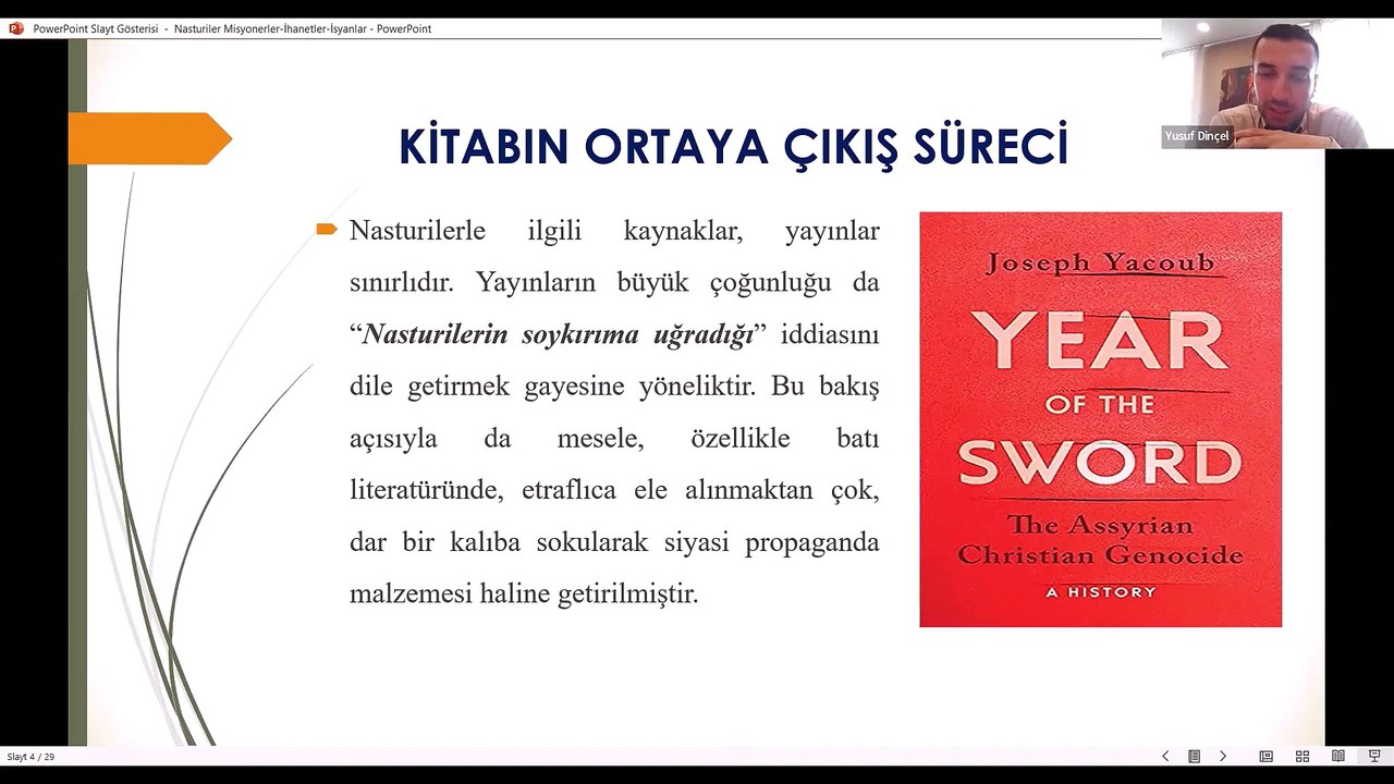 "NASTURİLER: MİSYONERLER-İHANETLER-İSYANLAR" BAŞLIKLI WEBİNAR (1/3)