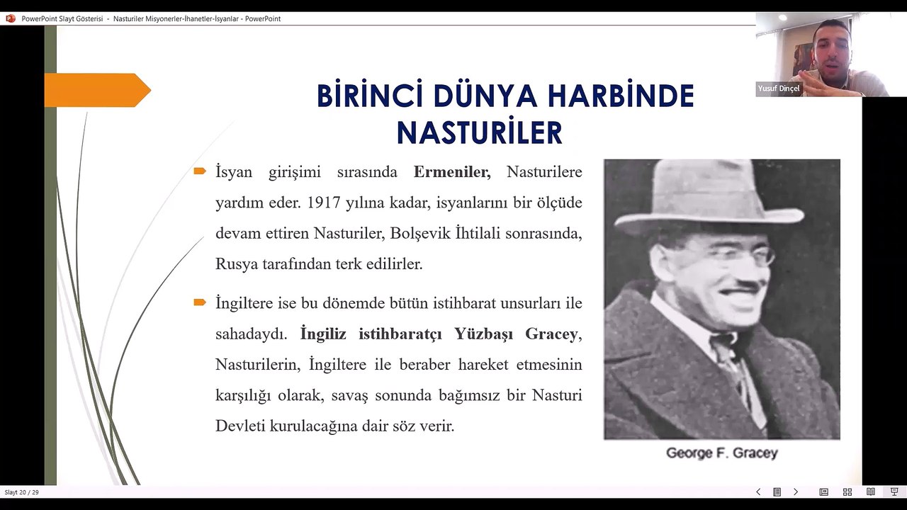 "NASTURİLER: MİSYONERLER-İHANETLER-İSYANLAR" BAŞLIKLI WEBİNAR (2/3)