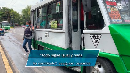 Dudan usuarios del cumplimiento de transportistas