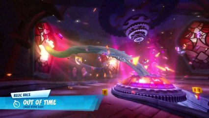 Out Of Time Sapphire Relic Race Gameplay - Crash Team Racing Nitro-Fueled (Nintendo Switch)
