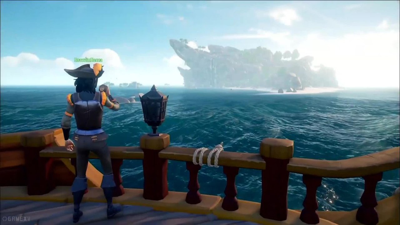 Sea of Thieves - Gameplay-Trailer zeigt Schätze, Seeschlachten & Haie
